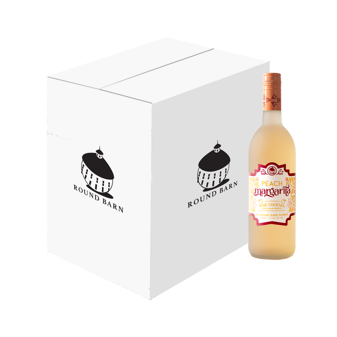 Round Barn Peach Margarita Wine Cocktail Case