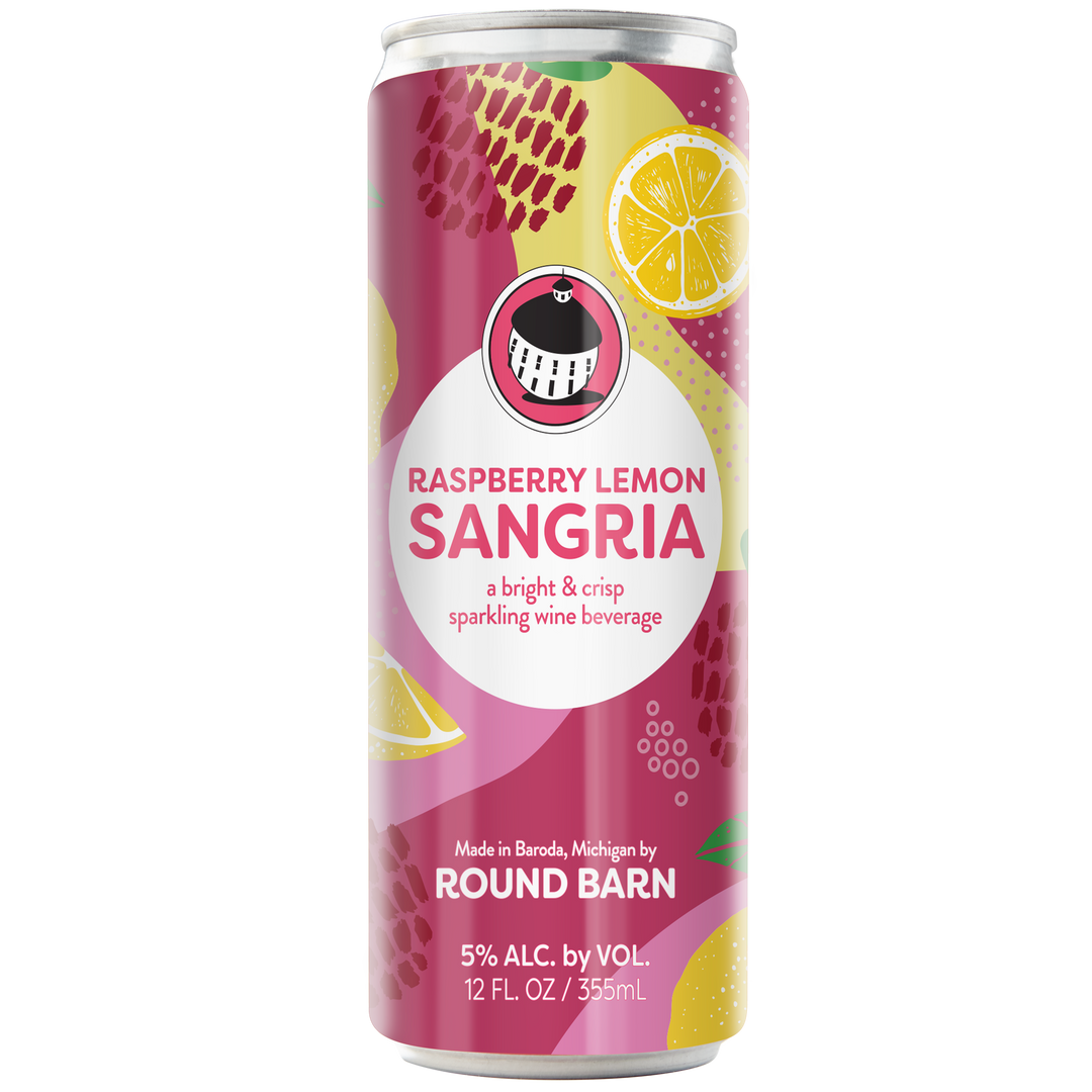 Round Barn Raspberry Lemon Sangria 4-Pack